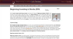 Desktop Screenshot of beginning-investing.net