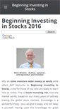 Mobile Screenshot of beginning-investing.net
